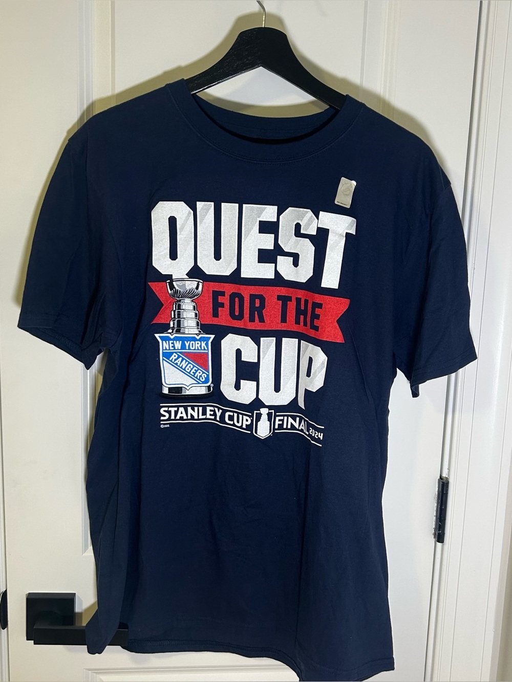Fanatics NHL NY Rangers Stanley Cup Finals Graphic T-Shirt Sz L
